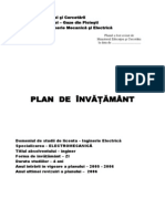 Plan Invatamant Electromecanica