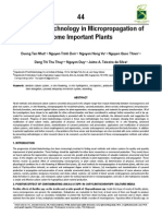 Advanced Technology in Micropropagation of Some Important Plants PDF