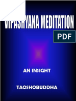 Vipashyana Meditation Buddhist Meditation