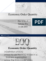 Economic Order Quantity