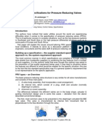 Tailoring The Specifications For Pressure Reducing Valves