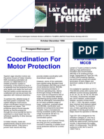 Coordination For Motor Protection: High Performance MCCB