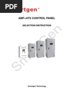 AMF+ATS Control Panel Smart Gen