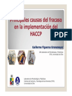 HACCP-Causas Del Fracazo