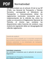 Diapositivas Licencias de Conducir y Accidentes