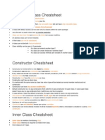 Java Cheatsheet