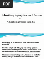 Advertising Agency Advertising Bodies in India: Structure & Processes