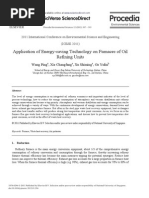 Application of Energy-Saving Technology On Furnaces of Oil Refining Units