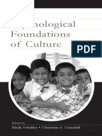 The PSychological Foundations of Culture - Mark Schaller