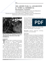 El Significado Del Aborto para La Adolescente Que Ha Vivido La Experiencia