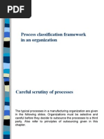 Process Classification Framework in An Organization