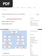 Setting Up Multi Org Structure in R12 PDF