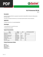 Castrol SLX 5W40