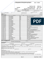 Chevron Bangladesh Drilling Morning Report: Date: 11/12/2013