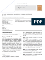 Articulo Periodic Oscillations of The Relativistic Pendulum With Friction