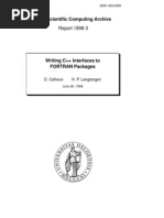 Writing C++ Interfaces To FORTRAN Packages