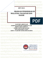 Perkembangan Pendidikan Di Malaysia Falsafah Dan Dasar