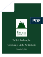 Eminence CapitalMen's Warehouse