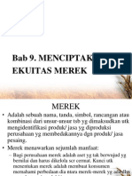 (Slide) Menciptakan Ekuitas Merek