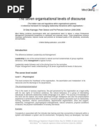 The Seven Organisational Levels of Discourse