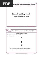 Ethical Hacking Handout