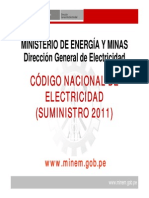 Resumen Nuevo Codigo Nacional de Electricidad - Suministro 2011