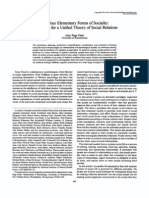 Fiske - 1992 - The Four Elementary Forms of Sociality. Framework For A Unified Theory of Social Relations