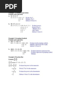 Example 1 Evaluate Expressions: Lesson 1-2