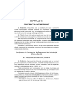 Contractul de Imprumut Comodatul