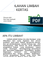 Pengelolaan Limbah Kertas