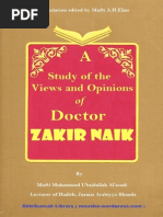 A Study of The Views Zakir Naik by Mufti Muhammad Ubaidullah