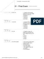 Accounting 2301 - Final Exam Flashcards - Quizlet