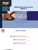 OMF010003 Power Control ISSUE1.4: Wireless Training Department