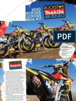 2010 Rockstar Makita Suzuki Supercross Team Media Kit