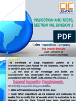 ASME VIII Div. 1 - 6 Pressure Testing