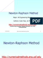 Newton-Raphson Method