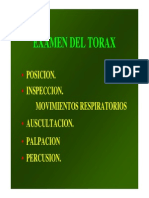 Semiologia Torax