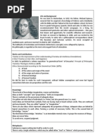 Baruch Spinoza Life and Background