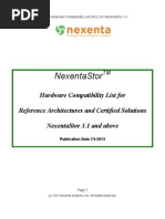 Nexenta Hardware Supported List