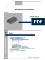 T4-La Unidad Aritmético-Lógica