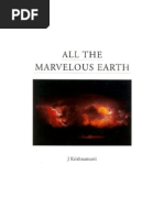 Krishnamurti - All The Marvelous Earth