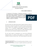 GOMEZ TORRES, IVAN. La Cuantía en El Delito de Hurto Agravado