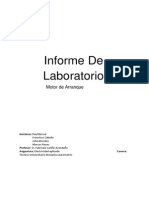 Informe de Laboratorio - Motor de Arranque