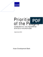 Priorities of The People: Hardship in The Federated States of Micronesia