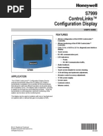 HoneywellControLinksS7999ConfigurationDisplay 732