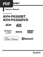 Operating Manual (Avh p6350bt Avh p5350dvd) Eng