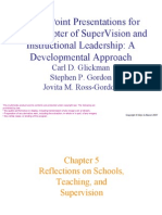 Chapter Five - Reflections On Schools, Teaching, and Supervision