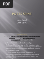 Pott's Spine