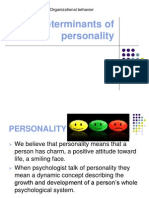 Determinants of Personality