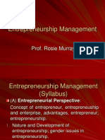 Entrepreneurial Perspectives